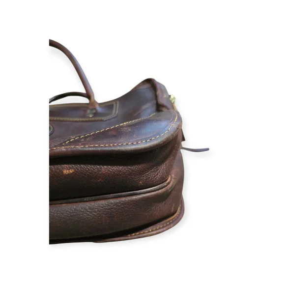 Orvis Bullhide Leather Expandable Briefcase